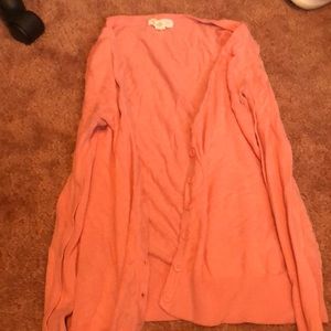 Pink cardigan